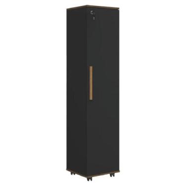 Imagem de Armário Multiuso Para Escritório Com Chave e Rodízios 1 Porta Lune Pre