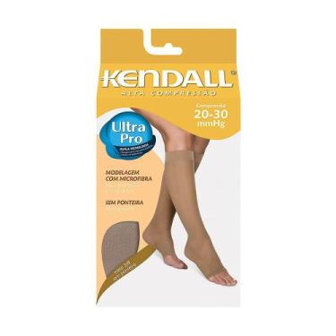 Imagem de Meia Panturrilha (3/4) Kendall Feminina Alta Compressão (20-30mmHg) Po