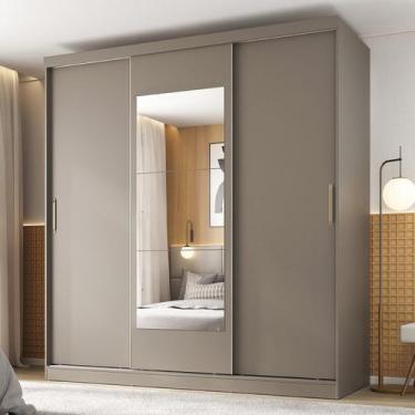 Imagem de Guarda-Roupa 3 Portas com Espelho Araçá CabeCasa MadeiraOriginals - Ca