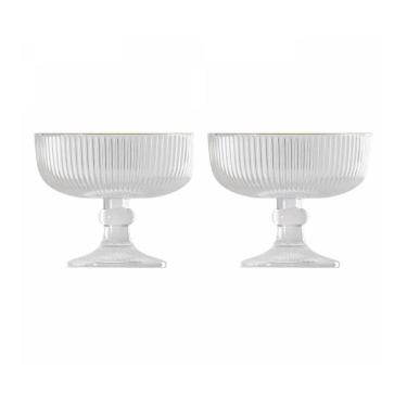 Imagem de Taça Para Sobremesa Lines Fio C/2 Taças 320ml 20646 Wolff