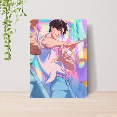 Imagem de Quadro Guerreiras do Kpop Saja Boys A4  Placa MDF 017 - Lomi Art