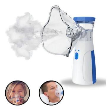 Imagem de Inalador Nebulizador Silencioso Adulto Infantil Aparelho - Mesh