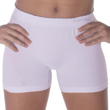 Imagem de Calcinha Boxer Selene Sem Costura Infantil - Branco