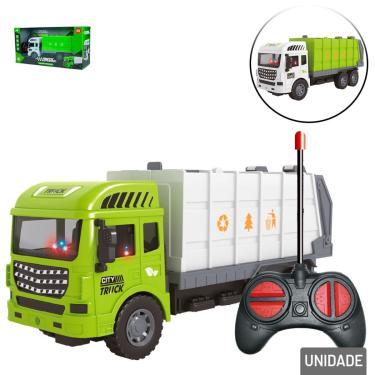 Imagem de Carrinho de Controle Remoto Coletor de Lixo Color - Tudo em Caixa