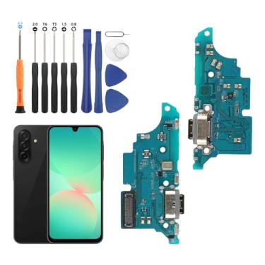 Imagem de Substituição da porta de carregamento YHX-US para Samsung Galaxy A26 5G A266E A266B A266U USB Dock Connector Flex Cable Substituição para Galaxy A26 5G A266U com chaves de fenda