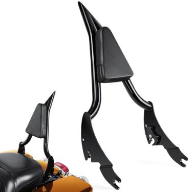 Imagem de PBYMT Encosto Sissy Bar Passageiro de 76 cm, Liberação Rápida Destacável Sissy Bar, Black Sissy Bar Apto para Harley Touring Street Glide Road Glide Road King Electra Glide 2009-2024