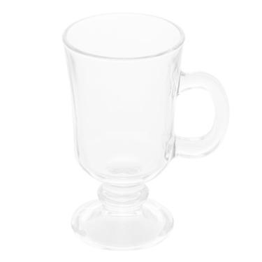 Imagem de Taça De Vidro 220ml Xícara Para Café Capuccino Chá Irish Caneca Incolo