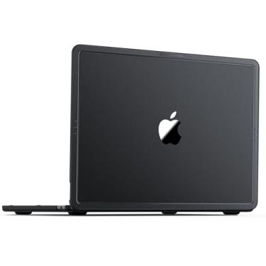 Imagem de Capa compatível com MacBook Air de 13 polegadas M4 M3 M2 2025-2022, versão modelo A3240 A3113 A268, [atualização anti-rachadura] Capa rígida protetora para laptop para MacBook Air 13,6 polegadas
