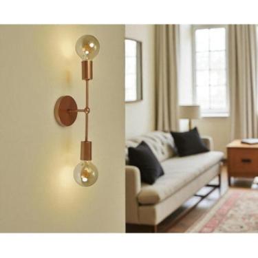 Imagem de Plafon Arandela Sputnik Tubic Sala Banheiro Quarto Metal Vintage Estru