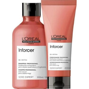 Imagem de Loreal Inforcer Kit - Shampoo 300Ml + Condicionador 200Ml - Loreal Pro