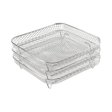 Imagem de Fritadeira Multifuncional Com Grelha Para Assar, Desidratador, Acessór