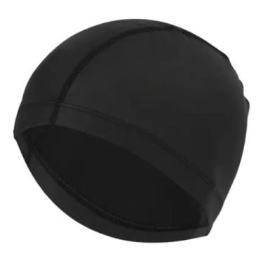 Imagem de Touca Natação Adulto, Toucas de Natação e Toucas de HidrogináStica para Homens e Mulheres Adultos(Preto,Único)