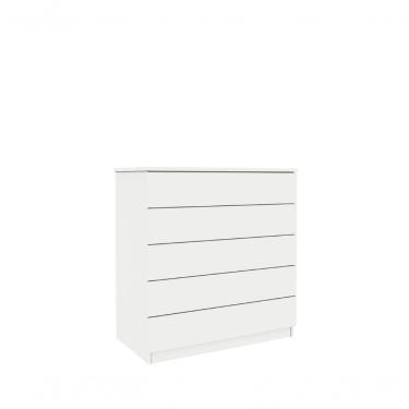 Imagem de Cômoda Premium 5 Gavetas Tcil Móveis Cor:branco