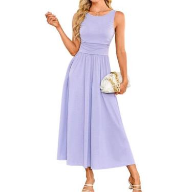 Imagem de Vestido maxi GRACE KARIN 2025 Wedding Guest roxo para mulheres