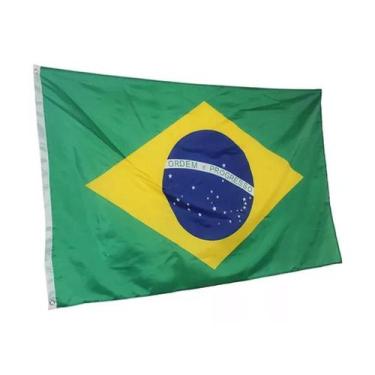 Imagem de Bandeira do Brasil Costurada 55x54 cm - Dupla Face - no-brand