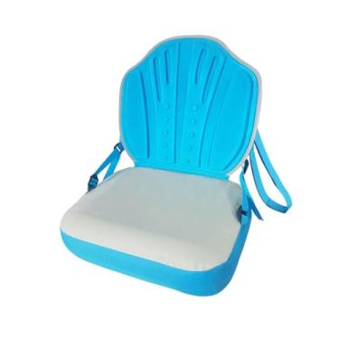 Imagem de YIJU Assento de caiaque com acessórios de encosto, fácil de instalar, assento de prancha de remo, almofada macia para passeios de barco,