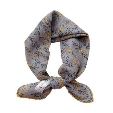 Imagem de Bandana Pemilosci de algodão grande para mulheres 70x70cm