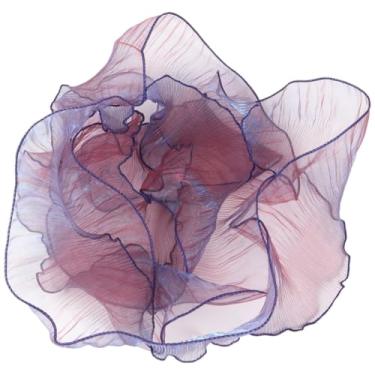 Imagem de Tecido de renda plissado com babados, borda de renda de tule de poliéster para vestido de casamento DIY, tecido retrô de organza com babados, acabamento de renda com babados, artesanato e decoração de