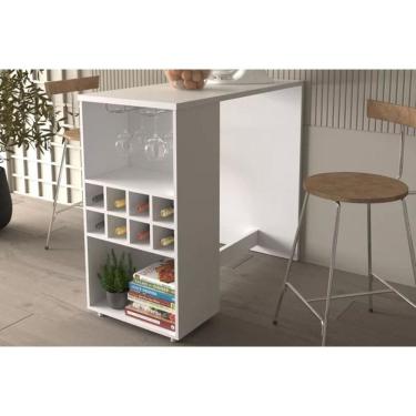 Imagem de Bar De Sala Jantar Ad5003 Branco - Tecno Mobili