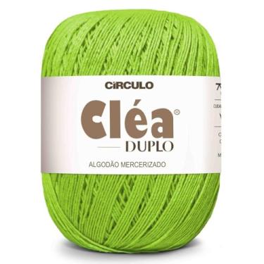 Imagem de Fio Linha Clea Duplo 508m Círculo 150g Ideal Crochê E Tricô (5947 - VERDE CÍTRICO)