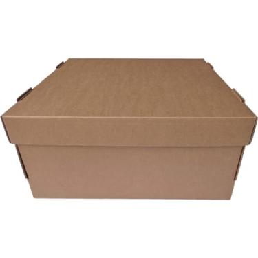 Imagem de Caixa organizadora montável 30,5x30,5x14 cm (kraft 25)