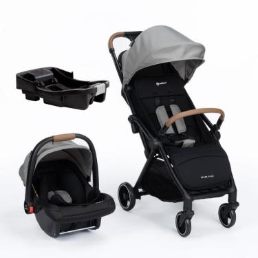 Imagem de Carrinho Spark Plus com Bebê Conforto e Base Travel System Trio Grey Frost - Safety 1st