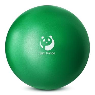 Imagem de Slim Panda Bola de Pilates, pequena bola de exercícios de 22 cm, mini bola de ioga anti-explosão para estabilidade, treino, barra, força do núcleo, fisioterapia, equilíbrio, alongamento