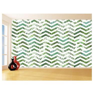 Imagem de Papel De Parede 3D Sala Chevron Zig Zag Listras 3,5M Zig93 - Você Deco