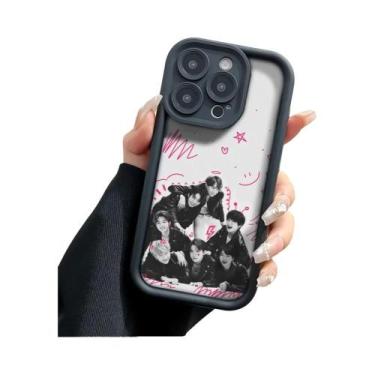 Imagem de 1 PC KPOP B-Bts Capa de telefone para iPhone 16 15 14 13 Pro Max 11 12