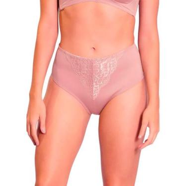 Imagem de Calcinha Alta Duloren 114577 Control Top Renda e Microfibra T. M/XL, X