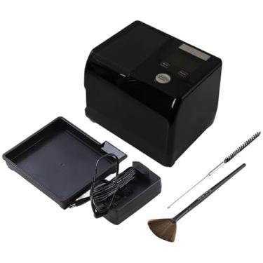 Imagem de Máquina de enchimento de cigarros totalmente automática, máquina de enrolar cigarros elétrica de moagem automática com rolo de limpeza Brus preto 6,5 mm