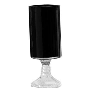 Imagem de BLWOTMOR Vaso de Mesa Decorativo, Suporte para Flores, Escultura, Estátua, Vaso de Flores para Festa, Jardim, Corredor, Peça Central para Ambientes Internos, Preto, Tamanho real