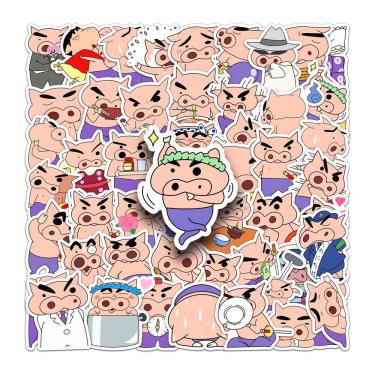 Imagem de Adesivos Buriburis Zaemons, vinil impermeável, anime, 50 unidades