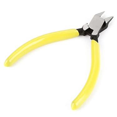 Imagem de FTVOGUE Alicate Diagonal, Cortador Lateral, Cortador de Fio Com Cabo Revestido de Plástico, Corte Fácil e Operação Sem Esforço, Incisivo para Cobre Macio, Fios de Ferro e Peças Plásticas, Amarelo de