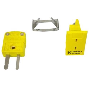 Imagem de Plug Conector Macho/Femea Para Termopar Tipo K - Eng