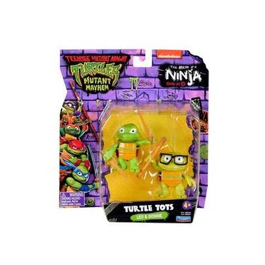 Imagem de 2 Bonecos Turtle Tots Leo E Donnie - As Tartarugas Ninja