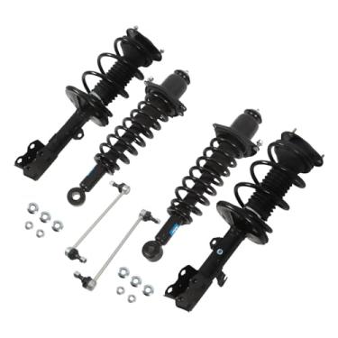 Imagem de Jecoupoon 172357 Conjunto de 6 peças dianteiro e traseiro conjunto completo de amortecedores compatível com Prius 2004-2009 172358