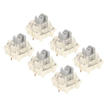 Imagem de Naroote 45 Pçs Interruptores de Chave Mecânica à Prova Dwaterproof água Backlight Silencioso Conjunto Linear para Diy Alta Estabilidade Excelente Toque Fácil de Instalar (#11)