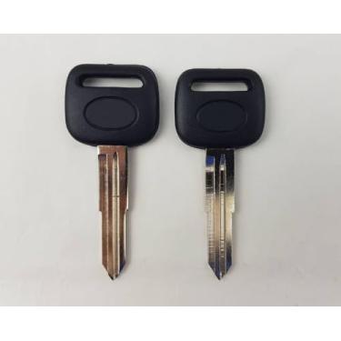 Imagem de 2 chaves de ignição sem cortes em branco para Toyota 4Runner 1985-2009 GRN210L GRN215L LN51L LN56L 1990-2007 Land Cruiser FJ70 FZJ75 HDJ HZJ KZJ LJ 82-2010 Toyota Corolla KE70 AE70 AE100 AE102 ZZE120