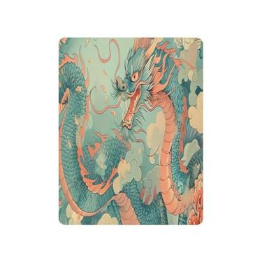 Imagem de xigua Lençol de berço vintage dragons para meninas e meninos, macio e respirável, adequado para berço padrão e cama infantil 68,5 x 99 cm