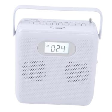 Imagem de Heayzoki Leitor de Cd Portátil, Leitor de Cd de Mesa Bluetooth Com Alça, 2 Alto-falantes Hifi Integrados, Opções de Energia Dupla para Casa Ao Ar Livre