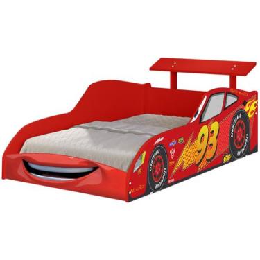 Imagem de Cama Solteiro Carro McVeloz Vermelho - Loja Tigo