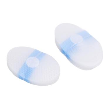 Imagem de Dioche Capas para Os Ouvidos à Prova de água, Adesivos de Silicone Adequados para a Pele Clara Com Bola de Algodão para Banho de Natação Protetor de Ouvido para Chuveiro 30 Peças 4,5 X