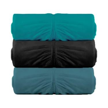 Imagem de Kit 3 Lençóis Malha Solteiro com Elastico Vivaldi - Fio 30/1 Penteado - 100% Algodao (Kit 7)