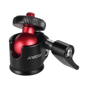 Imagem de Andoer Mini Tripé Bola Cabeça Giratória de 360 Graus para Câmera DSLR 