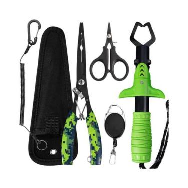 Imagem de Alicate De Pesca Em Aço Inoxidável, Cortador De Fios, Removedor De Anz