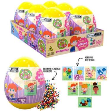 Imagem de Doce OVO Surpresa Diário de Mika Display com 6 Unidades - Divino KIDS