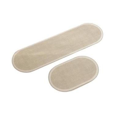 Imagem de Tapete De Cozinha E Banheiro Estilo Japonês Antiderrapante Absorvente 