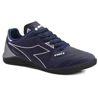 Imagem de Chuteira Infantil Diadora Torneo III Futsal Marinho e Prata-Unissex