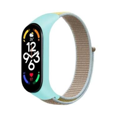 Imagem de Pulseira De Nylon Ajustável Mi Band 7 6 5 4 3 Substituição De Pulseira
